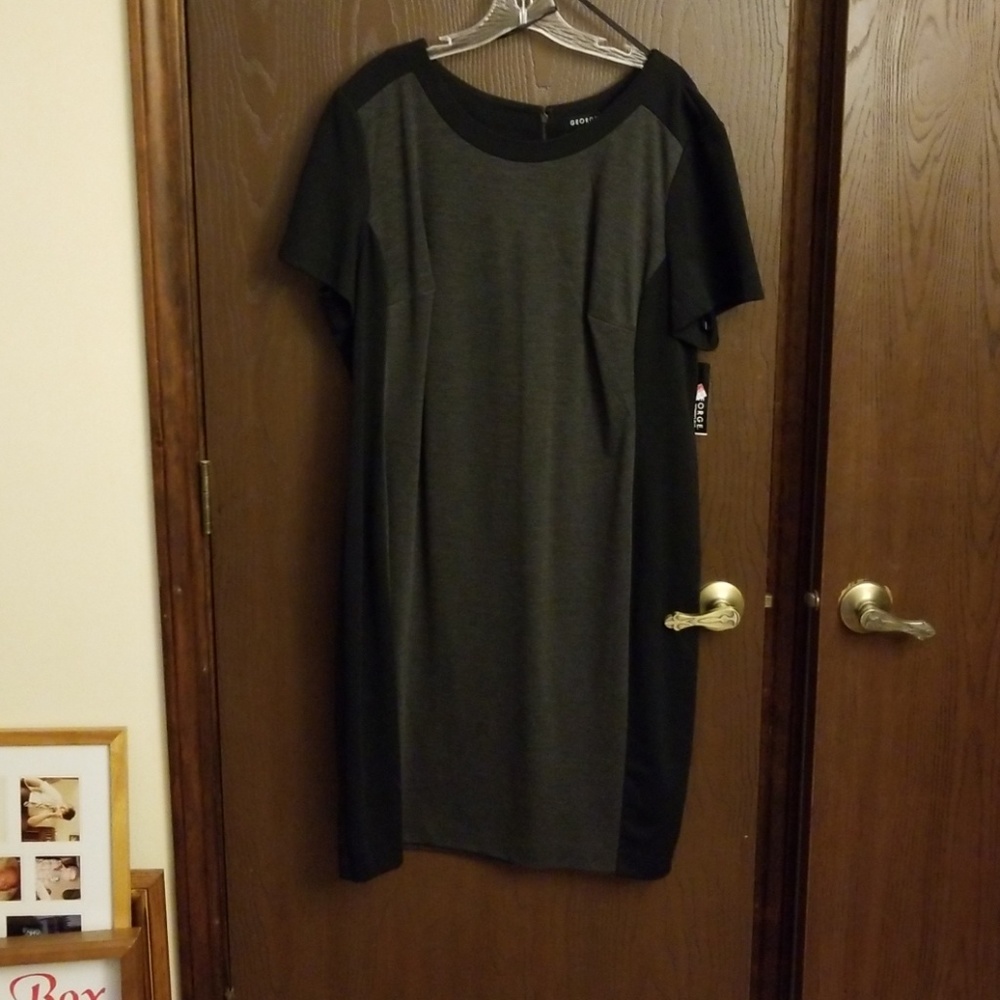 Black and grey dress